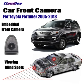 Автомобилна Камера на предния Вид За Toyota Fortuner 2005-2018 2010 2015 2016 Не за обратно виждане Резерв Парковочная HD Камера CCD за Нощно Виждане