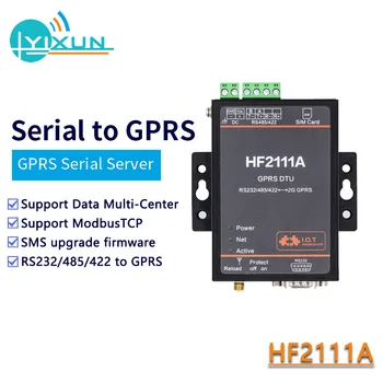 Промишлен Modbus Сериен RS232 RS485 RS422 Конвертор устройството в GPRS Сериен Сървър HF2111A Подкрепа на трансфера на данни Многоцентровый ModbusTCP