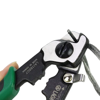 Кабелен Нож LAOA 7 Инча CR-MO Телена Ножици за Подстригване на Електрически Кабели Кабелни Клещи, Ножица За Източване на Ножици Електрозахранване