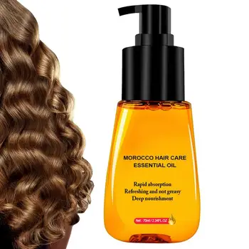 Копър за къдрава коса Масло за масаж на растежа на косата Мароко | Проникване масло за грижа за косата Овлажнители и тонизиращо Копринена коса
